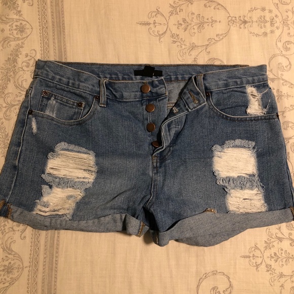 Forever 21 Pants - Forever21 high waisted jean shorts